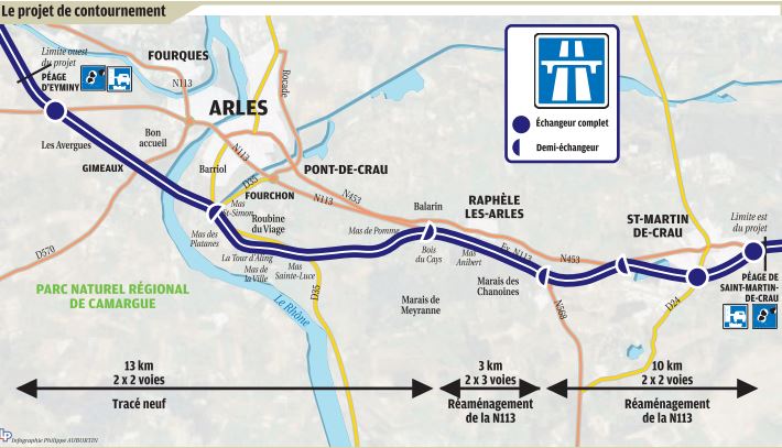Contournement autoroutier d'Arles, les études sont lancées - FNE Bouches-du-Rhône