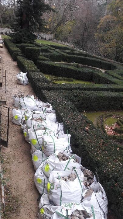 Travaux sans autorisation dans le jardin classé